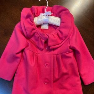 Old Navy 2t Hot Pink Pea Coat